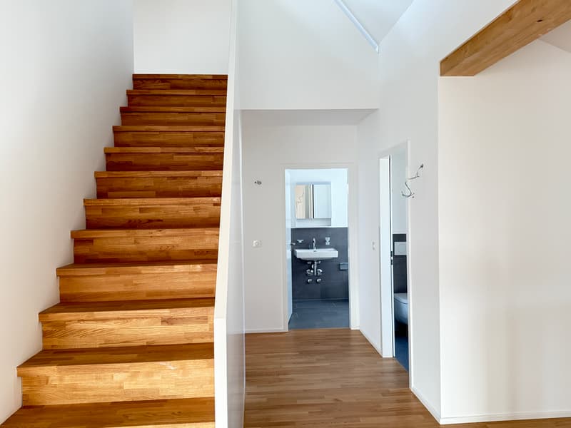 Treppe zu Galerie