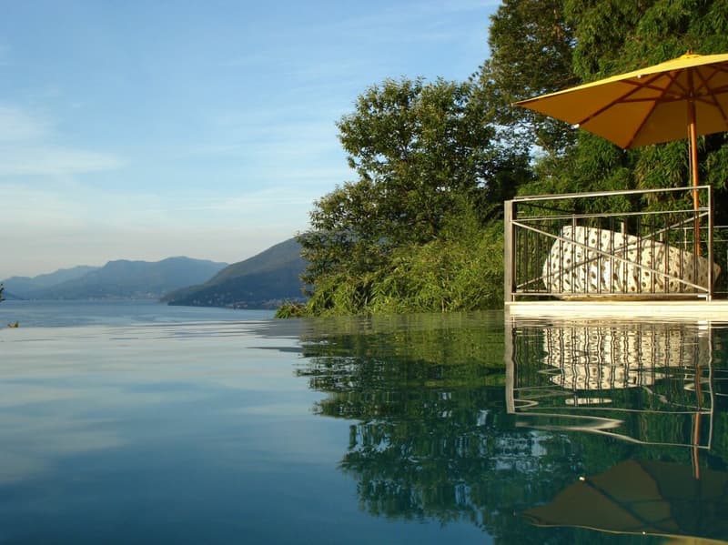 Mediterrane Villa mit Infinity-Pool und Panoramaseeblick auf den Lago Maggiore - Brissago (2)