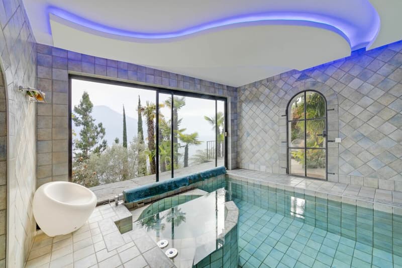 Mediterrane Villa mit Infinity-Pool und Panoramaseeblick auf den Lago Maggiore - Brissago (4)