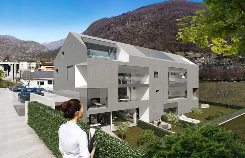 Elegante 4.5-Zimmer-Attika Wohnung in exklusivem Projekt - nur 8 Einheiten in Losone (2)