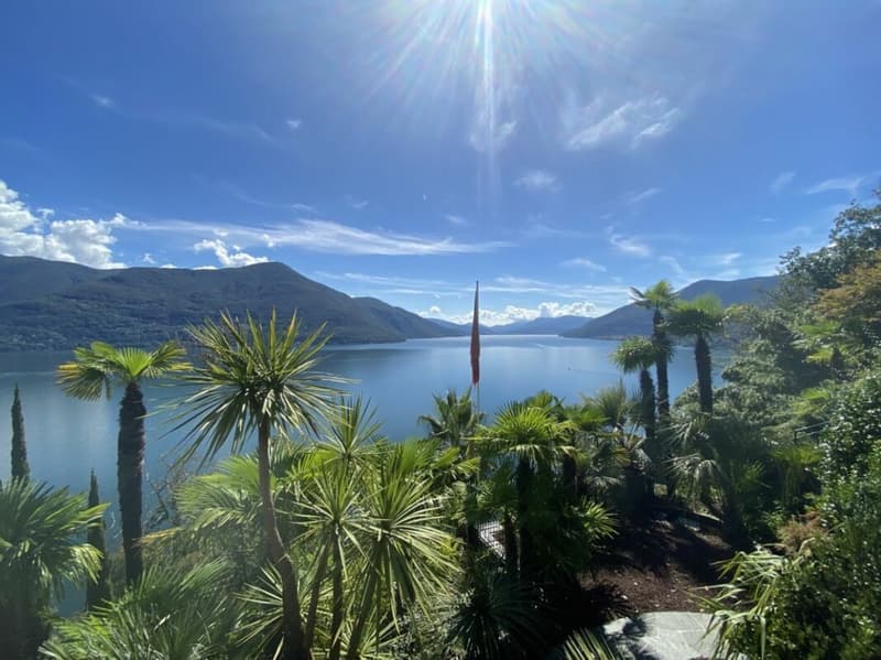 Mediterrane Villa mit Infinity-Pool und Panoramaseeblick auf den Lago Maggiore - Brissago (1)