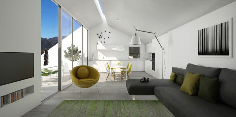 Elegante 4.5-Zimmer-Attika Wohnung in exklusivem Projekt - nur 8 Einheiten in Losone (2)
