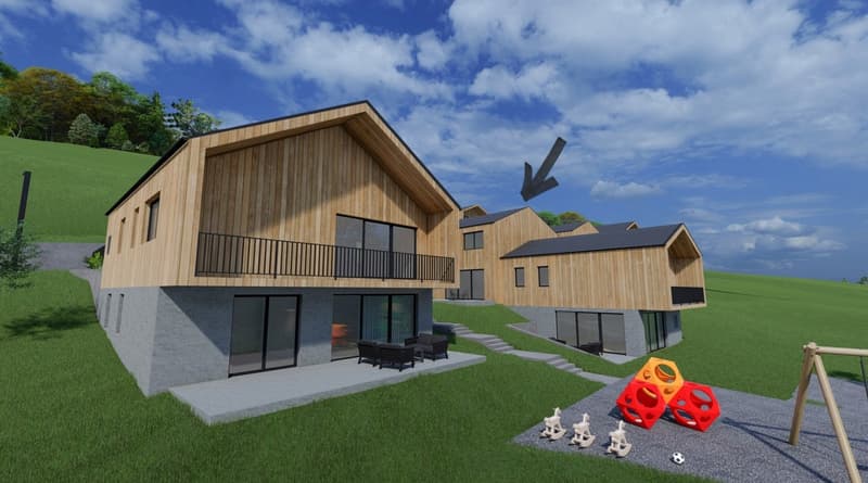 Magnifique Chalet-Villa mitoyen 4,5 pces à Vérossaz (3)