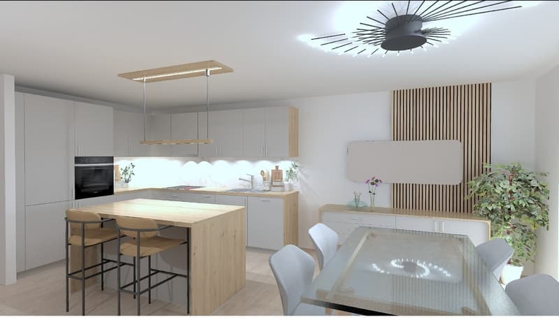 Magnifique Chalet-Villa mitoyen 4,5 pces à Vérossaz (7)
