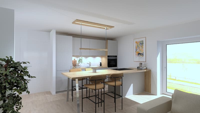 Magnifique Chalet-Villa mitoyen 4,5 pces à Vérossaz (4)