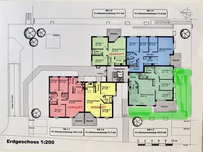 Grosszügige 4.5-Zimmer-Gartenwohnung mit 100 m² Aussenbereich in Bülach (8)