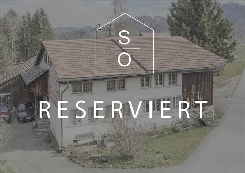 RESERVIERT - LÄNDLICHE IDYLLE NAHE ZÜRICH (1)