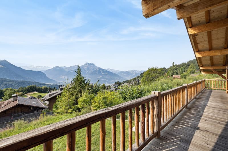 Chalet familial élégant avec vues panoramiques et jardin en terrasses (4)