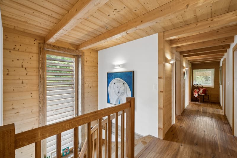 Chalet familial élégant avec vues panoramiques et jardin en terrasses (7)