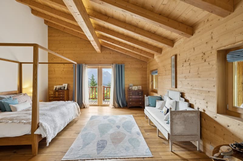 Chalet familial élégant avec vues panoramiques et jardin en terrasses (6)