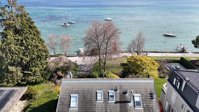 Rare propriété au bord du Léman composée de deux appartements indépend (6)