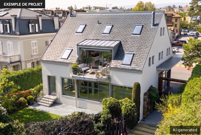 Rare propriété au bord du Léman composée de deux appartements indépend (7)