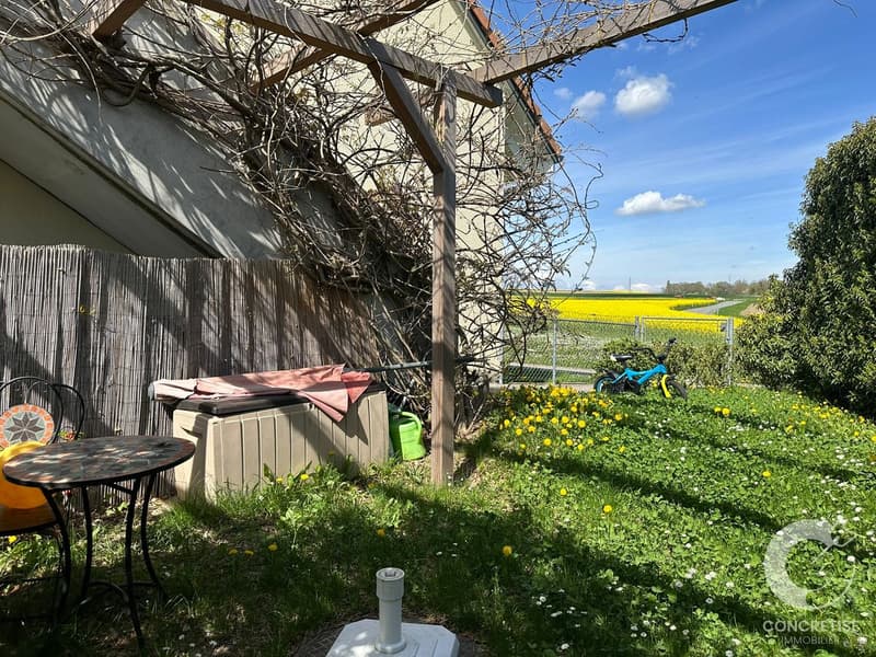 Duplex avec jardin et vue Alpes / Mont-Blanc - Daillens (13)