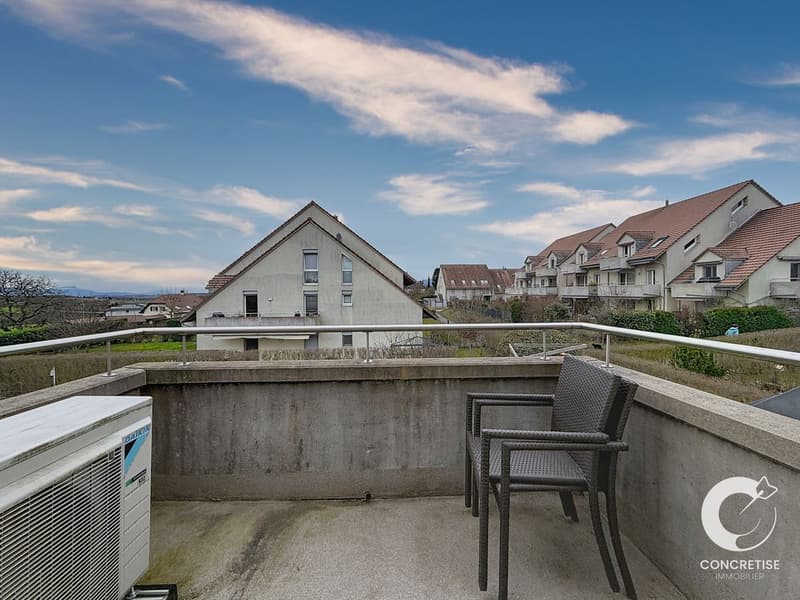 Duplex avec jardin et vue Alpes / Mont-Blanc - Daillens (3)