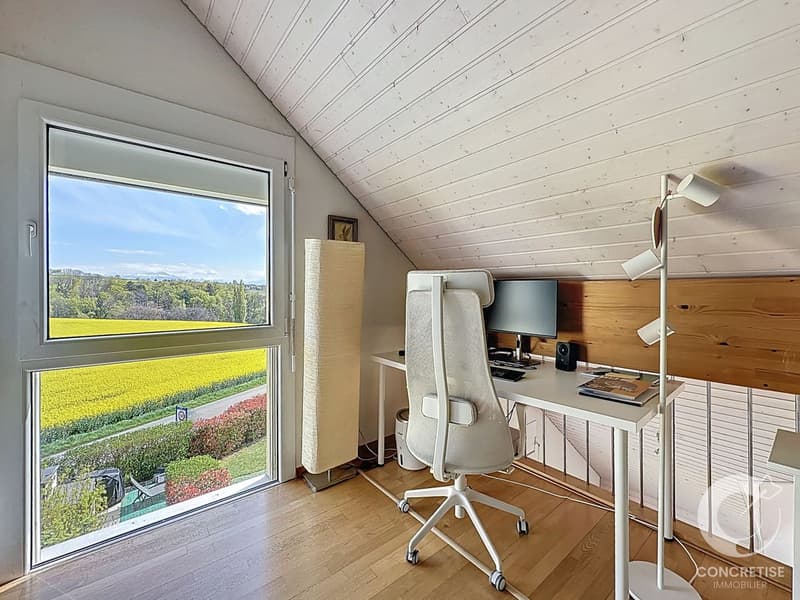 Duplex avec jardin et vue Alpes / Mont-Blanc - Daillens (9)