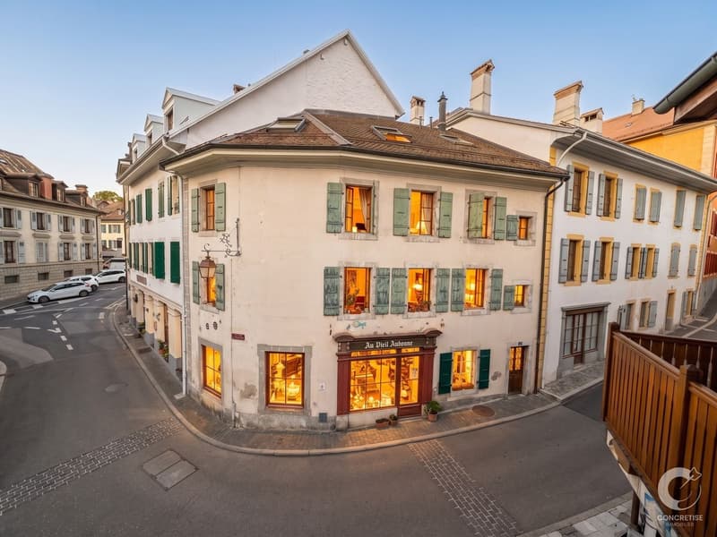 Véritable maison bourgeoise au centre d'Aubonne (2)