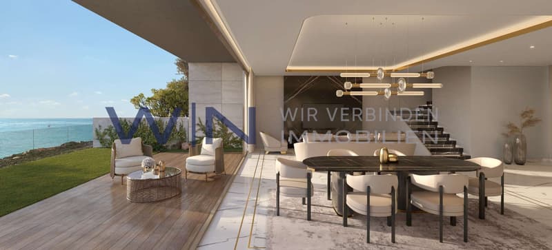 Küche, Esszimmer und Balkon