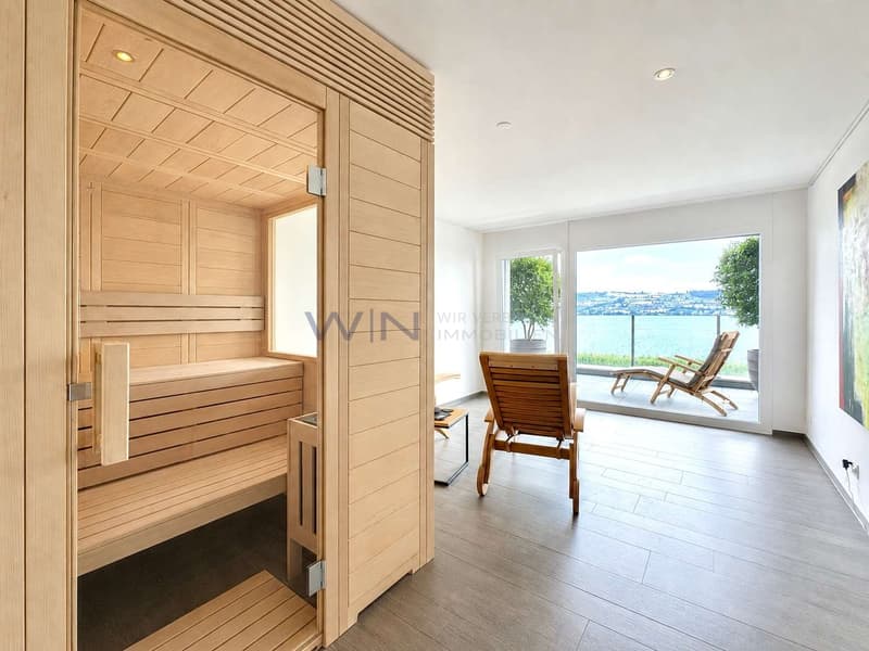 Sauna mit Ruhebereich