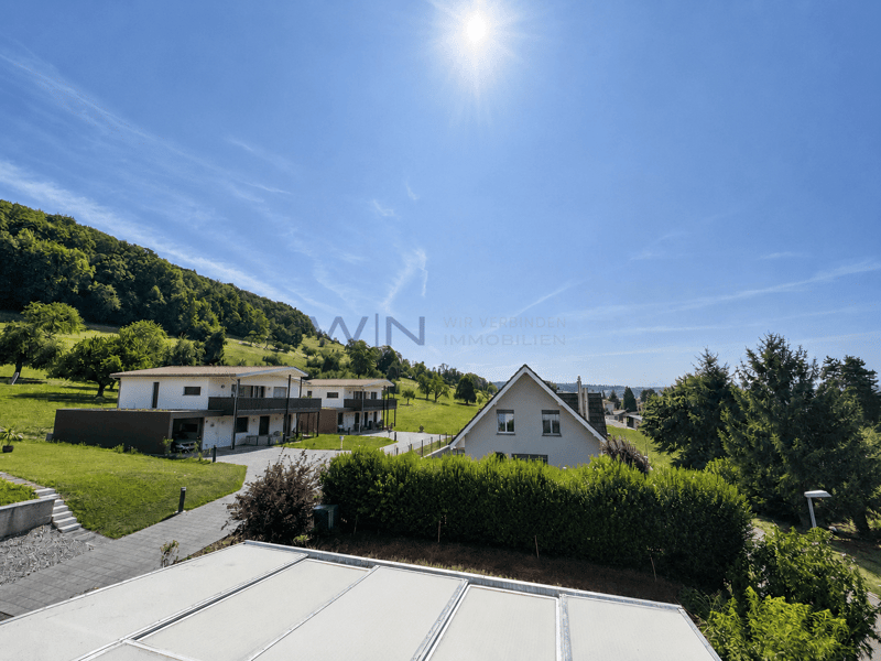 Mit Blick ins Grüne