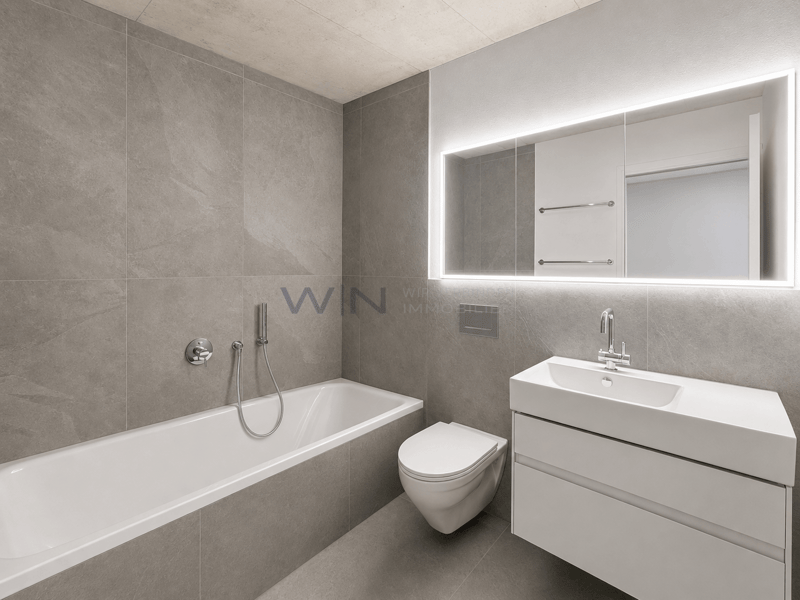 Mit Wanne in perfektem Design