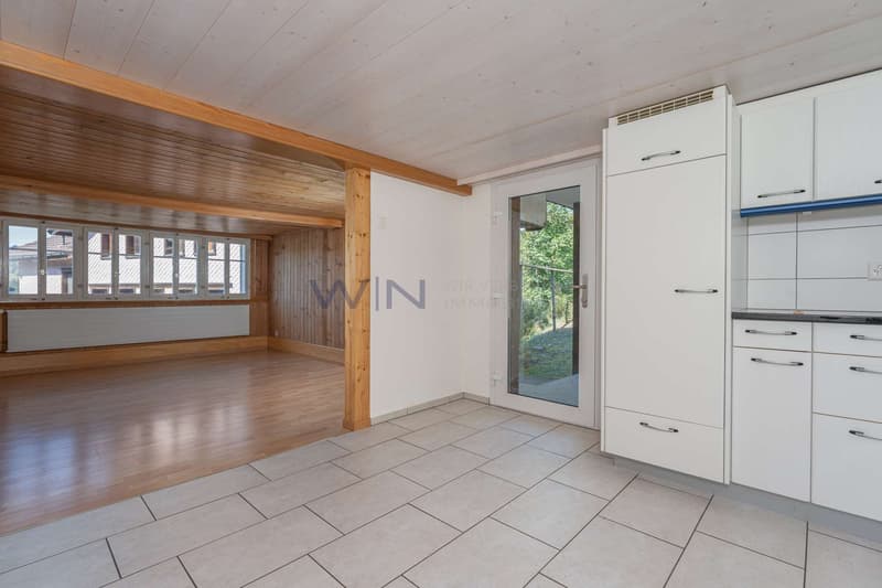 Zugang zum Wohnzimmer