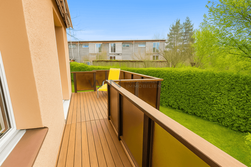 Freie Aussicht vom Balkon