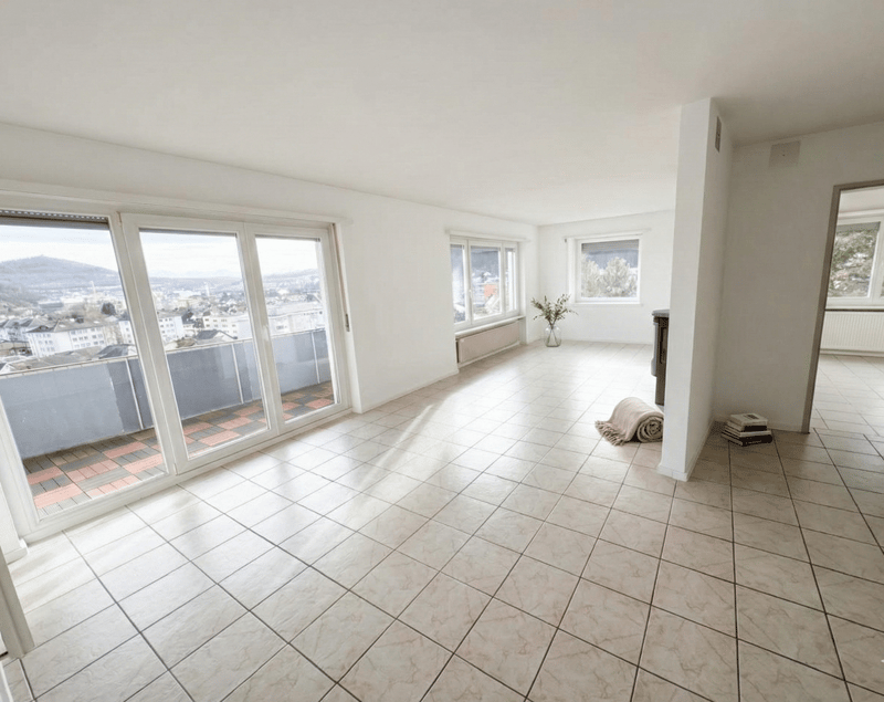 80 m² Terrasse mit Panoramablick — Penthouse-Wohnung über Olten (4)