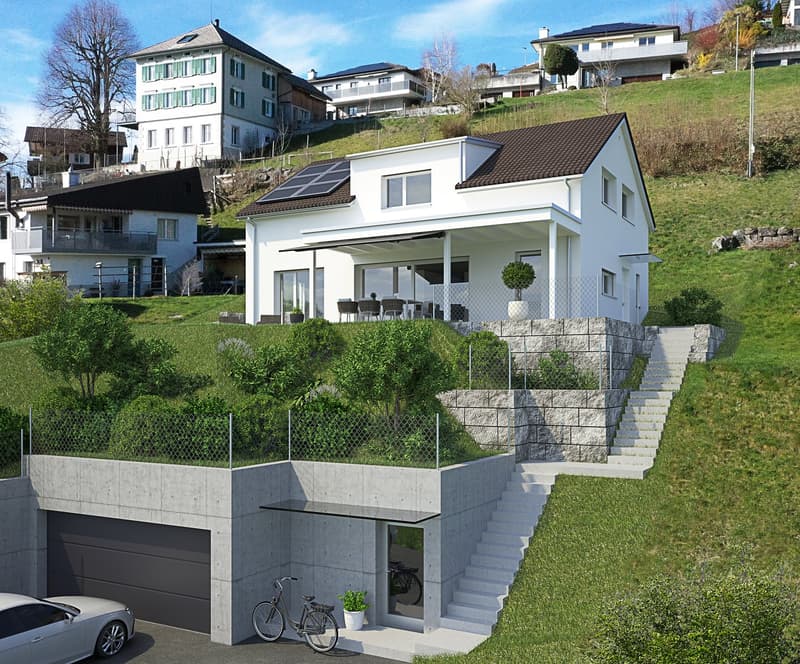 Modernes Neubau-Traumhaus mit Weitblick auf den Säntis (1)
