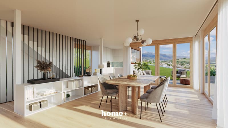 Nouvelle promotion de 5 villas individuelles avec vue exceptionnelle à Veyras (4)