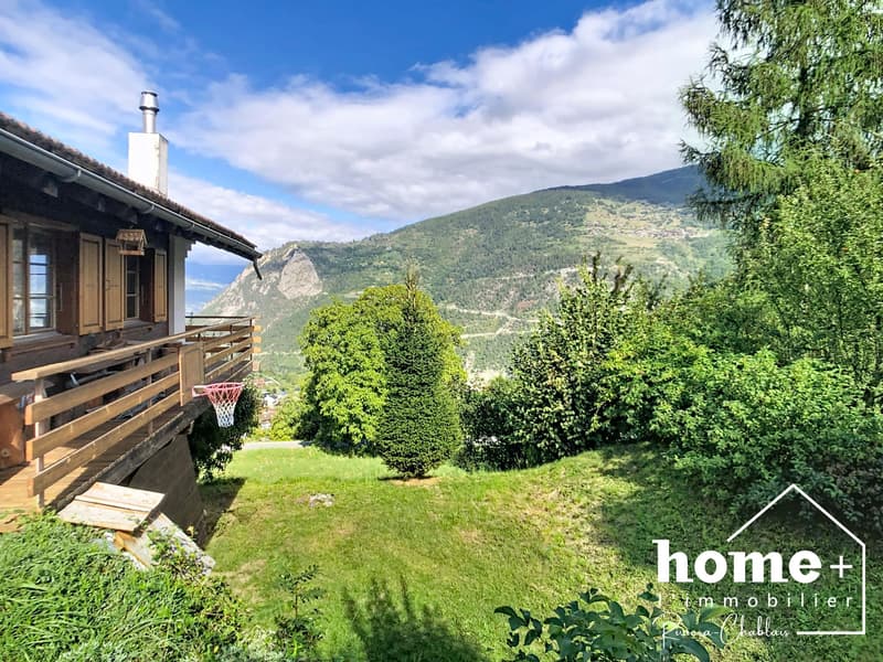 Chalet individuel de 4,5 pièces avec panorama exceptionnel à 10 mn de Sion (5)