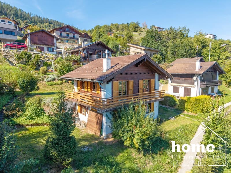 Chalet individuel de 4,5 pièces avec panorama exceptionnel à 10 mn de Sion (2)