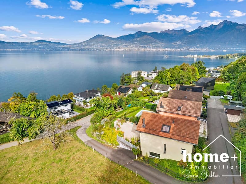 Villa individuelle 6 pièces + studio, terrasse 90 m² face au Léman (1)
