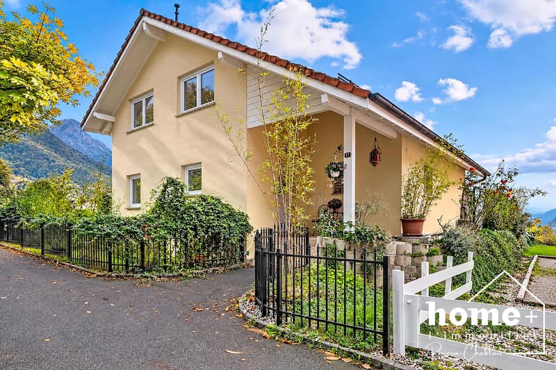 Villa individuelle 6 pièces + studio, terrasse 90 m² face au Léman (13)