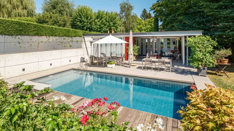 Belle propriété avec piscine à Cologny (10)