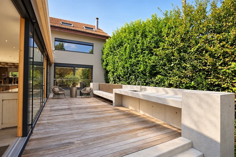 VILLA CONTEMPORAINE AU CŒUR D’UN CADRE VERDOYANT (8)
