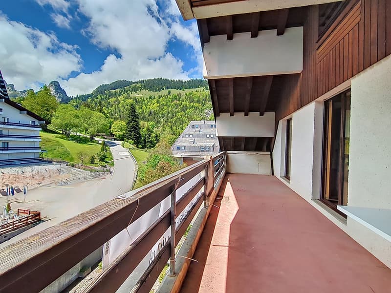Duplex 3.5P avec grande terrasse au coeur de Torgon (1)