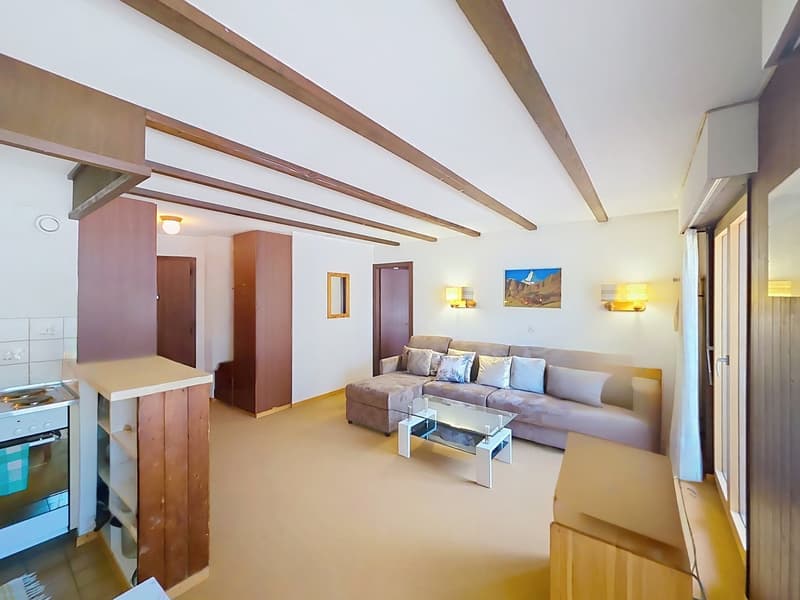 Duplex 3.5P avec grand balcon au coeur de Torgon (3)
