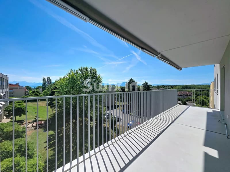 5 pièces Minergie vue Mont-Blanc Nyon Boiron Bois-Bougy (3)