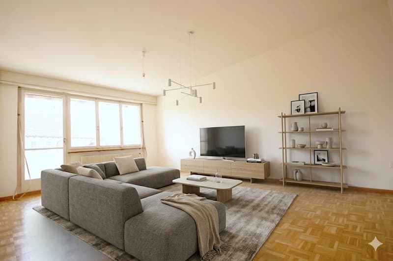 Zentrale + preiswerte 2-Zi-Wohnung mit Balkon und Südausrichtung in Aadorf (2)