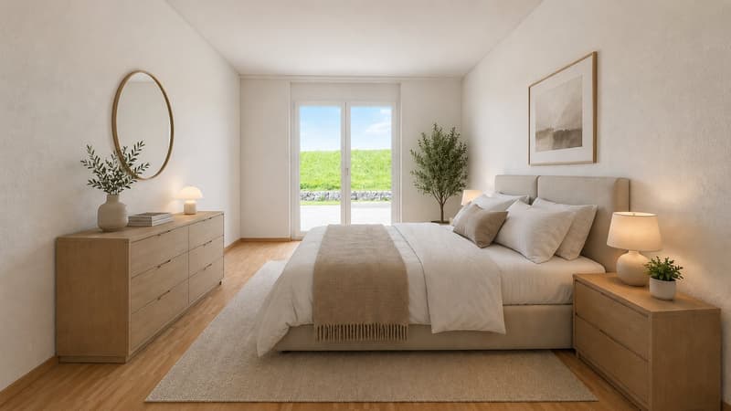 Sonnige Single-Wohnung mit Chic + viel Privatsphäre, zwischen Winterthur und Zürich (4)