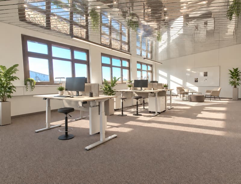 Bezugsbereites Büro im Wirtschaftsraum Zürich - Winterthur - Airport, mit guter Verkehrsanbindung (1)