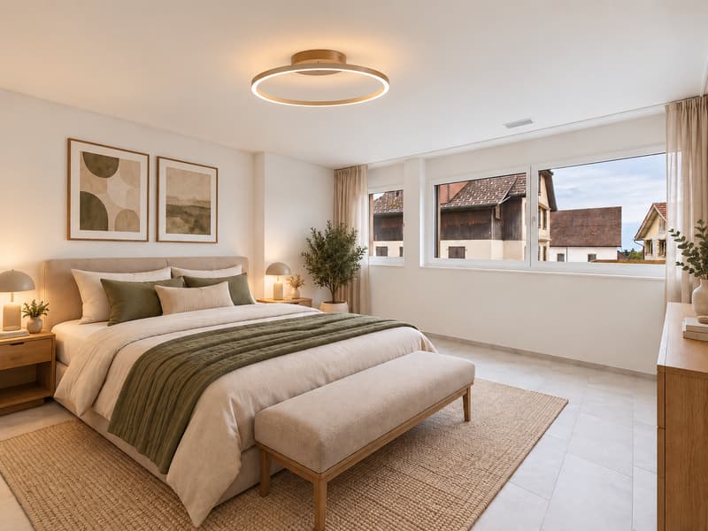 Neubau: Grosszügige 4.5-Zimmer-Gartenwohnung (4)