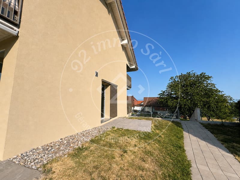 petite terrasse, espace vert