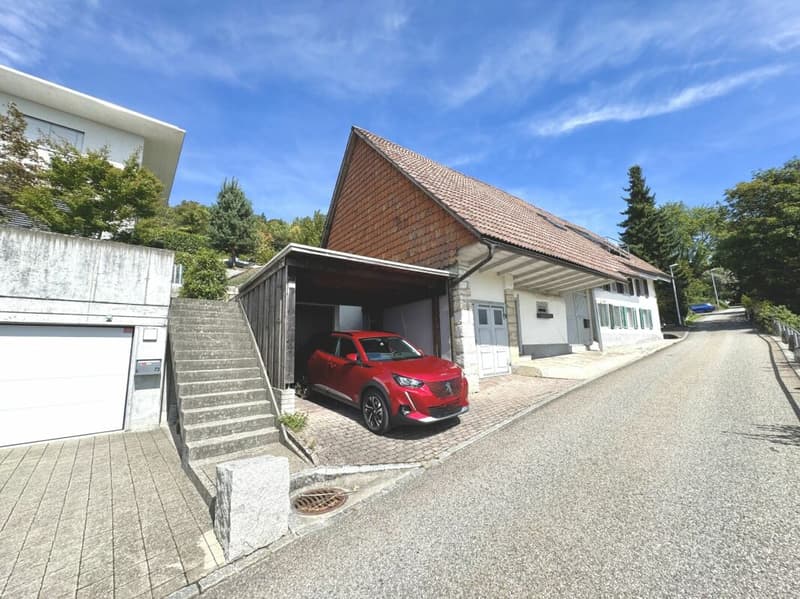 Idillio residenziale esclusivo: Affascinante casa colonica su una pendice sud con grande potenziale a Oensingen (3)