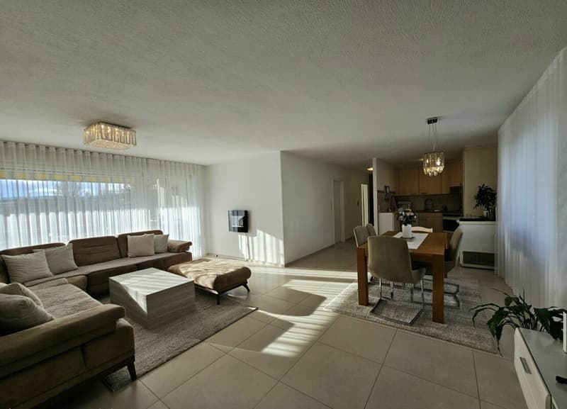 Appartement 4.5 pièces très bien entretenu et ensoleillé avec balcon et vue panoramique (3)