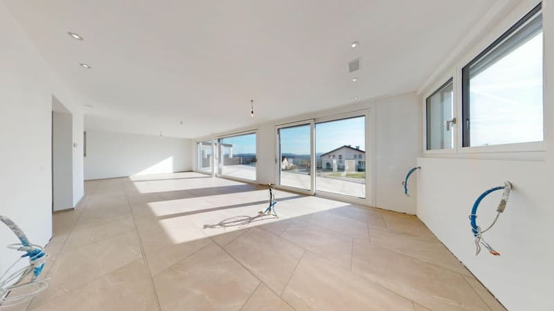 Modernes Wohnen auf höchstem Niveau - Minergie-Villa mit Bergblick in Auenstein (7)