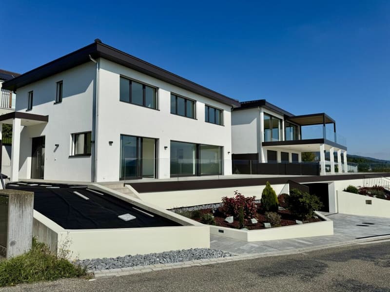 Modernes Wohnen auf höchstem Niveau - Minergie-Villa mit Bergblick (2)