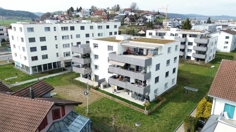 Exklusive Attikawohnung mit grosser Terrasse und Weitsicht in Schötz (1)