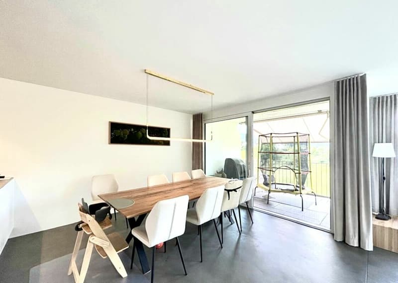 Einzigartige 5.5-Zimmer-Wohnung mit Panoramablick in Hölstein! (2)