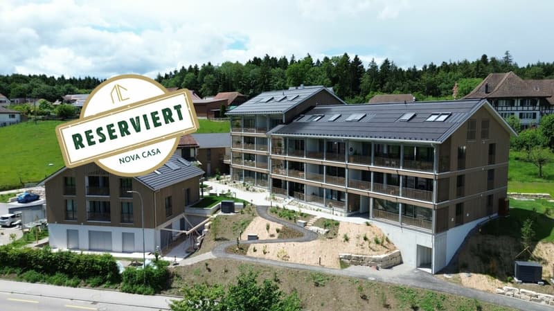 RESERVIERT Vermietete 3.5-Zimmer Neubauwohnung mit Naturblick in Vordemwald (1)